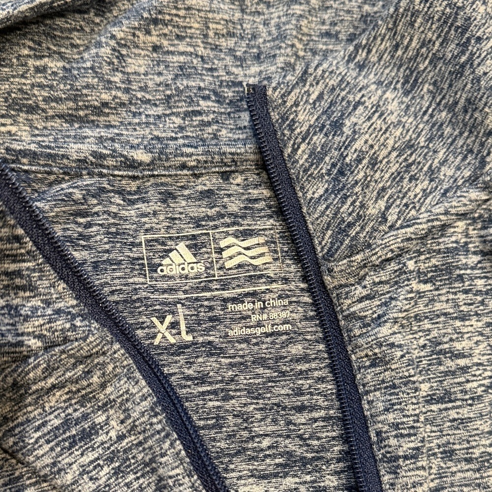 Adidas Performance Tech Quarter Zip Woman’s Pullover Jacket, Navy, Size L/XL - Picture 12 of 12